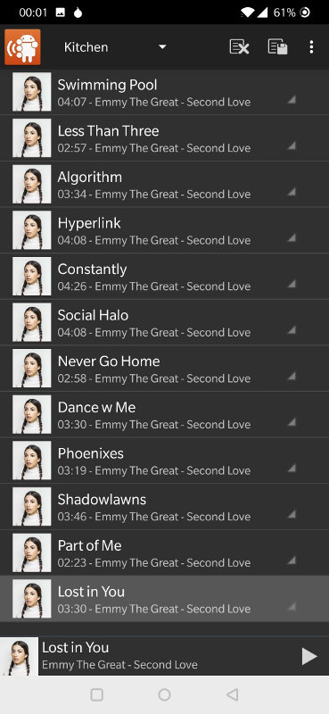 track listing