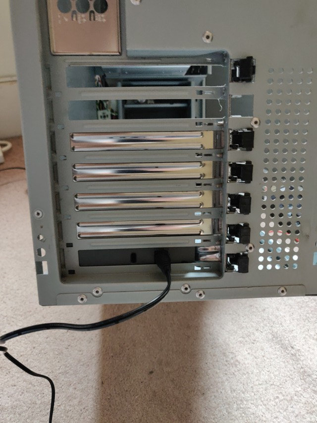 case from rear
